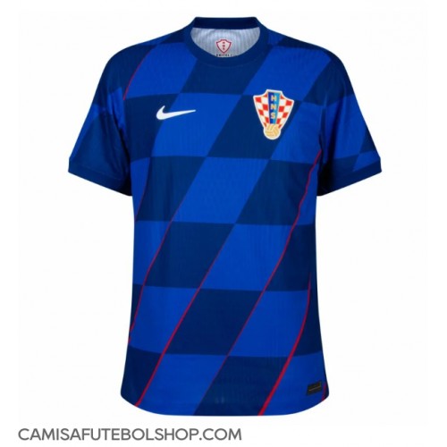 Camisa de time de futebol Croácia Replicas 2º Equipamento Europeu 2024 Manga Curta